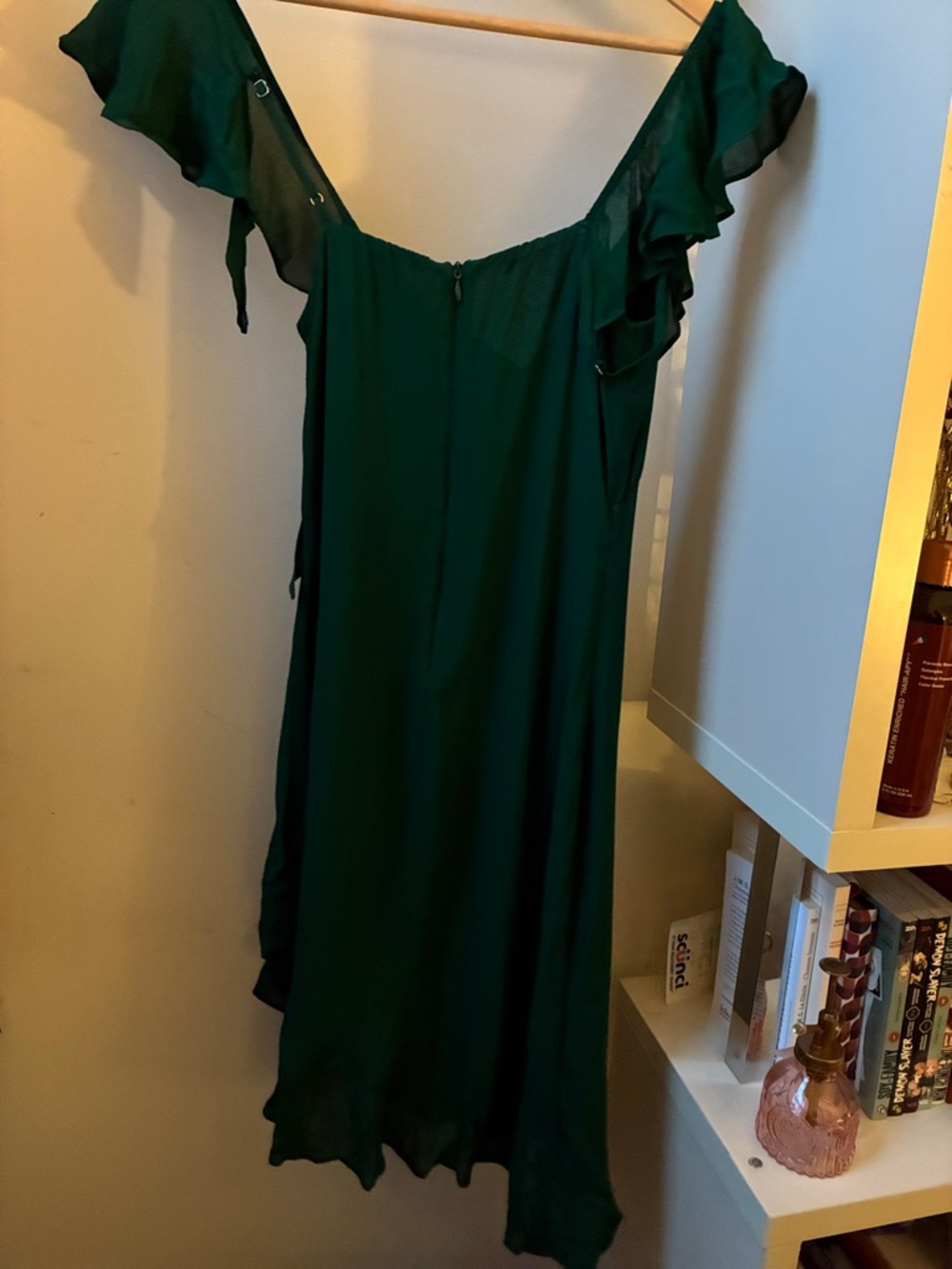 Reformation Adora Green Ruffle Dress - Picture 4 of 8